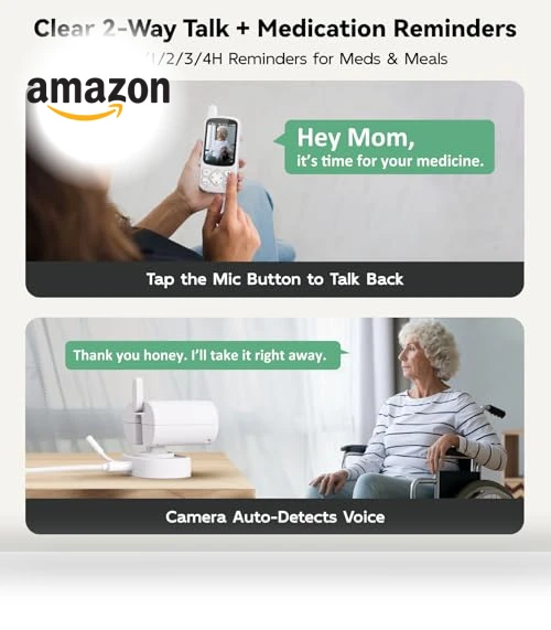 Elderly Monitor with Camera and Audio — Baby Monitors, Zaguoroo