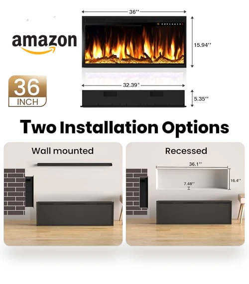 Electric Fireplace Heater — Electric Heating Solutions, Riseon