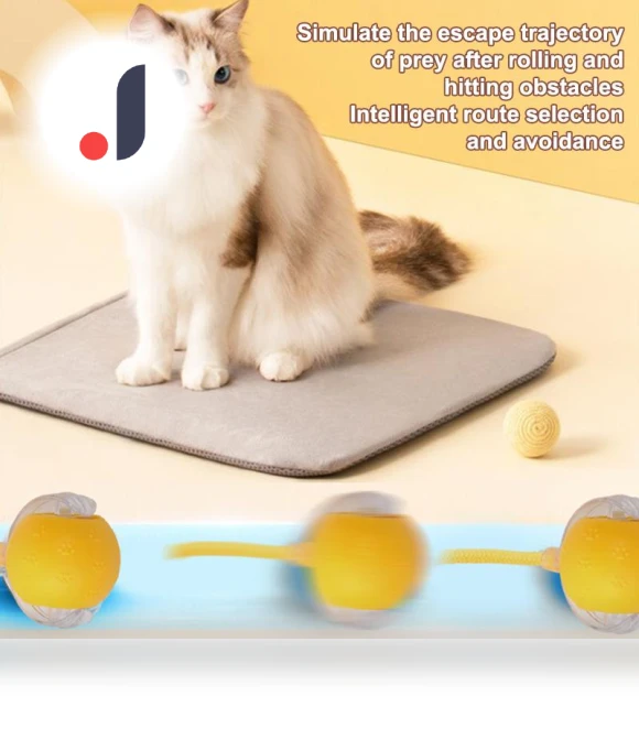 Interactive Pet Toy Ball — Interactive Animal Companions, Pansyf