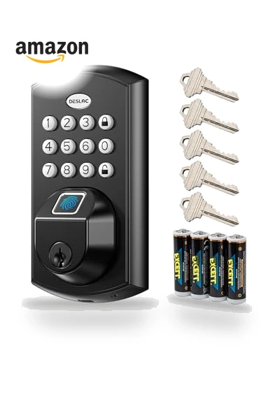Keypad Fingerprint Door Lock — Smart Home Security, DESLOC