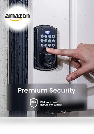 Keypad Fingerprint Door Lock — Smart Home Security, DESLOC