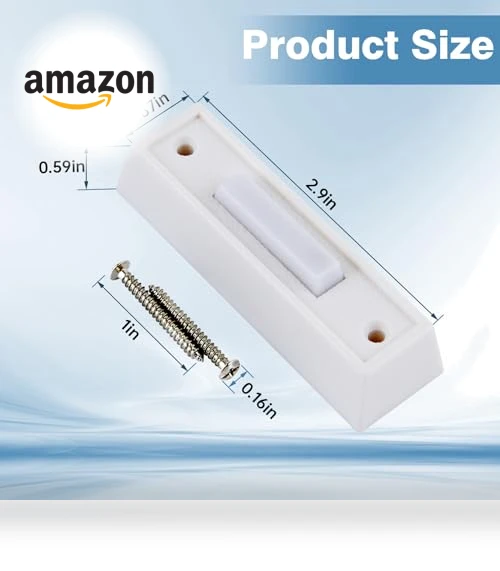 Lighted Doorbell Button — Push Buttons, Abvsdu