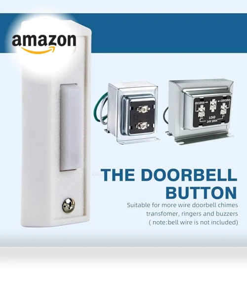 Lighted Doorbell Button — Push Buttons, Abvsdu