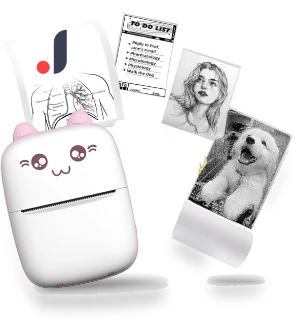 Mini Thermal Printer for Sticker Labels — Printer Parts, KGG Kids Smart Watch