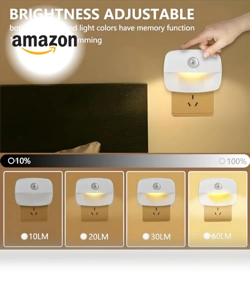 Motion Sensor Night Light Plug in 4 Pack — Night Lights, Sossi