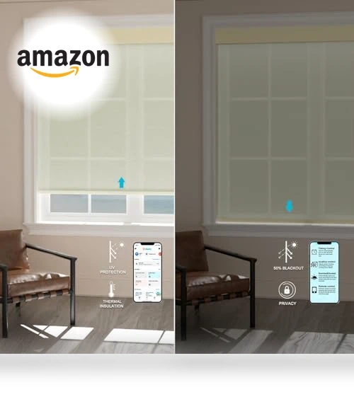 Motorized Light Filtering Shades — Honeycomb, Blindify