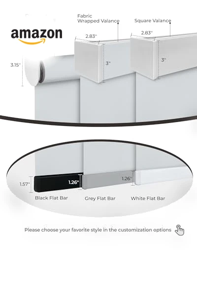 Motorized Roller Shade with Remote Control — Treatment Sets, AIVDIG