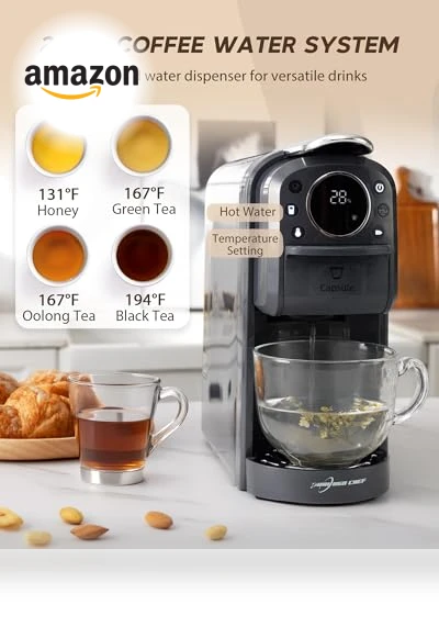 Multi-Capsule Espresso Machine — Coffee & Espresso Combos, PURHUGO CHEF