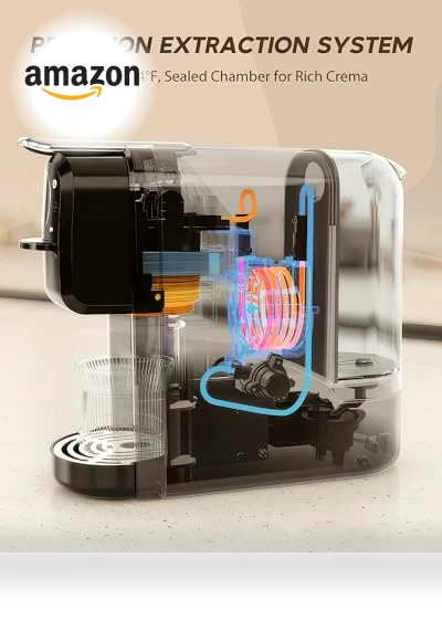 Multi-Capsule Espresso Machine — Coffee & Espresso Combos, PURHUGO CHEF