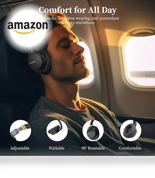 Noise Cancelling Headphones — Over-Ear Headphones, Falebare