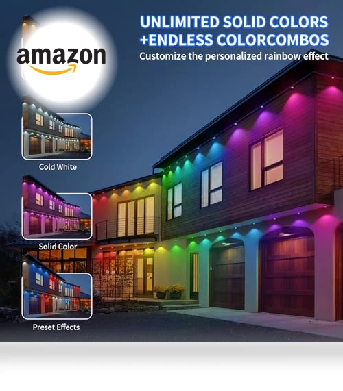 Permanent Outdoor Lights — Outdoor Security & Flood Lighting, URCAMS