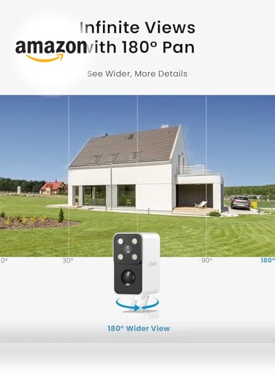 Security Camera Wireless Outdoor Pan Rotating — Security Cameras, iegeek