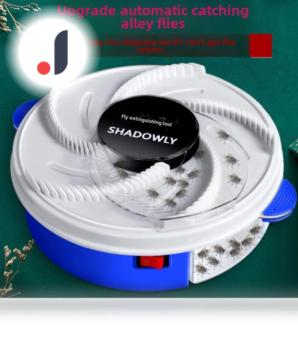 Silent Rechargeable Automatic Fly Trap — Bug Zappers, StrideBox