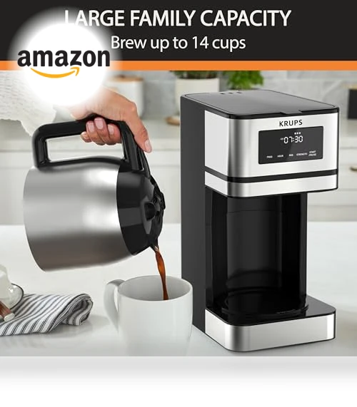 Simply Brew Programmable Coffee Maker — Coffee & Espresso Combos, KRUPS