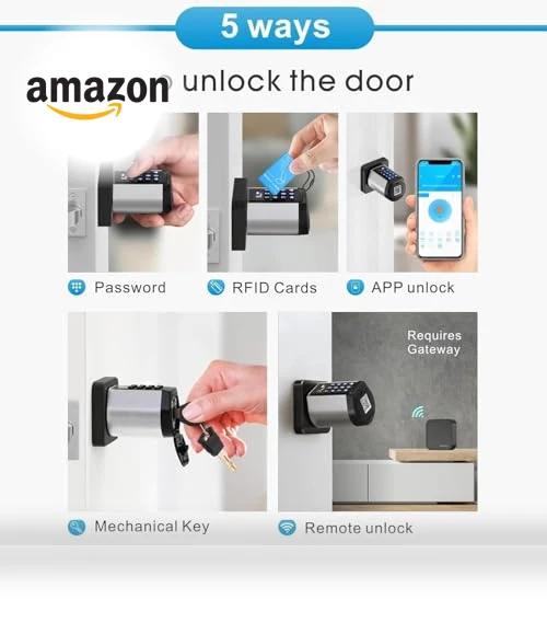 Smart Deadbolt Lock — Keyless Entry, YOUDO