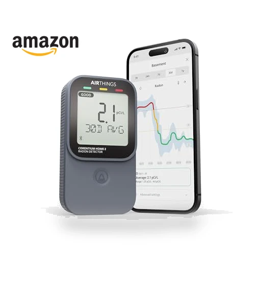 Smart Digital Radon Detector — Home Climate Control, Airthings