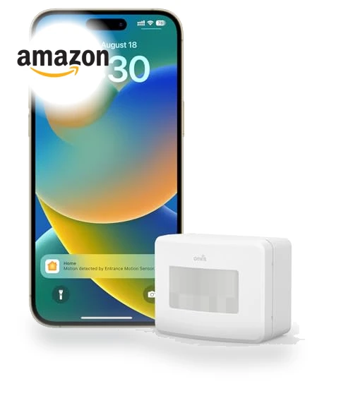 Smart Motion Sensor with Hygrometer and Thermometer — Home Climate Control, ONVIS