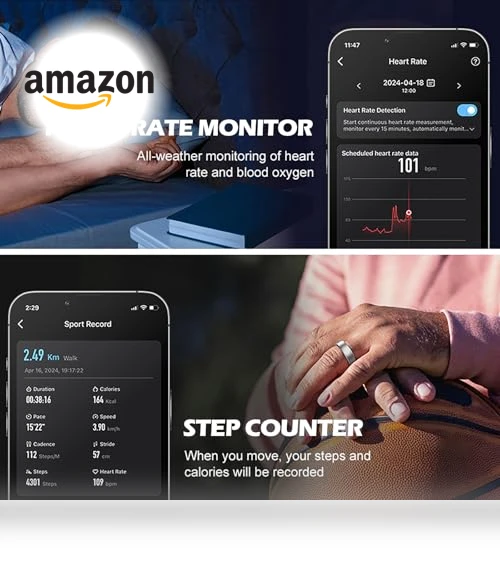 Smart Ring Health Tracker — Wearable Accessories, CNBRO