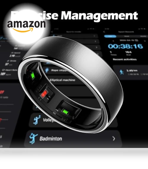 Smart Ring Health Tracker — Wearable Accessories, CNBRO