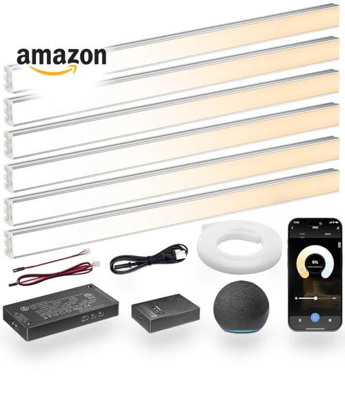 Smart Under Cabinet Lighting 6 Bars — Under-Cabinet Mounts, VST