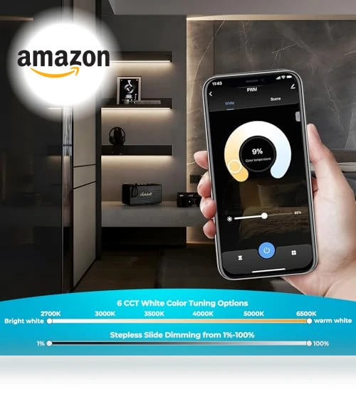 Smart Under Cabinet Lighting 6 Bars — Under-Cabinet Mounts, VST