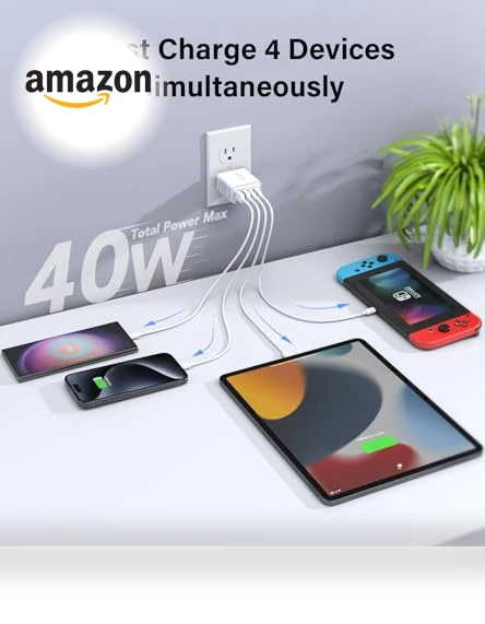 USB C Charger Block — Chargers, BOVICAS
