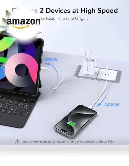 USB C Charger Block — Chargers, BOVICAS