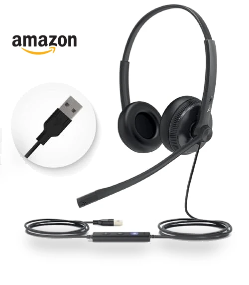 USB Headset with Noise Cancelling Microphone — Headsets, Yealink