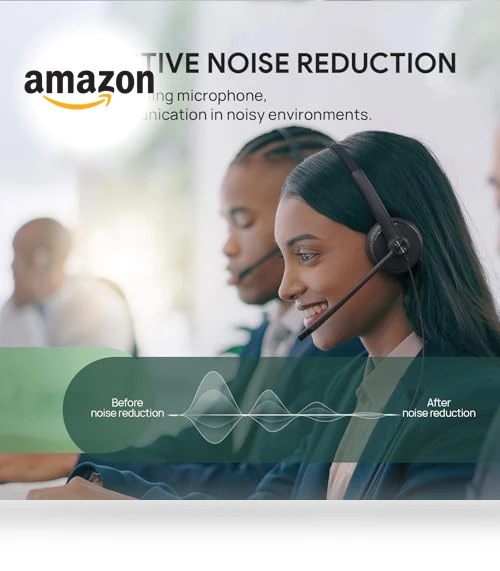USB Headset with Noise Cancelling Microphone — Headsets, Yealink
