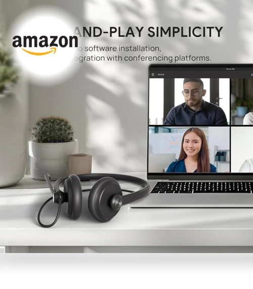 USB Headset with Noise Cancelling Microphone — Headsets, Yealink