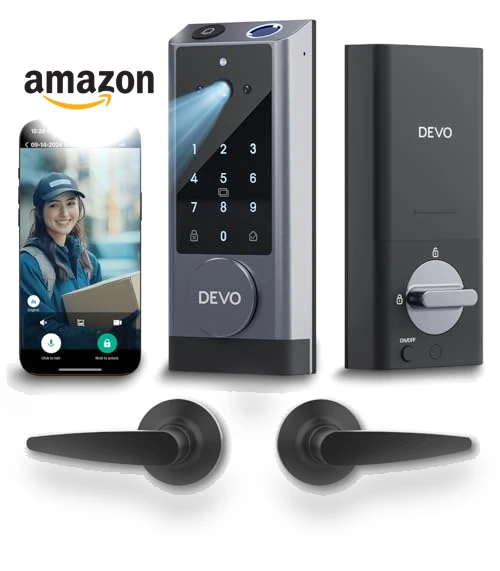 Video Smart Lock with Camera & Doorbell — Smart Home Security, Devo