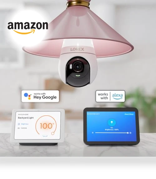 Wi-Fi Smart Lightbulb Camera — Smart Home Security, Lorex