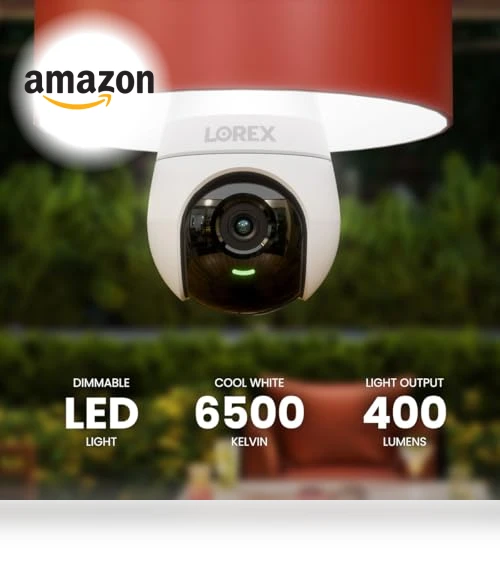 Wi-Fi Smart Lightbulb Camera — Smart Home Security, Lorex