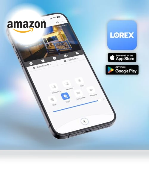 Wi-Fi Smart Lightbulb Camera — Smart Home Security, Lorex