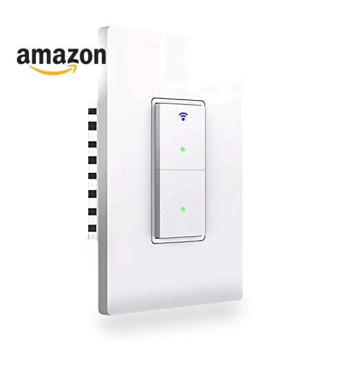 WiFi Smart Double Switch Button — Dimmer Switches, Youngzuth