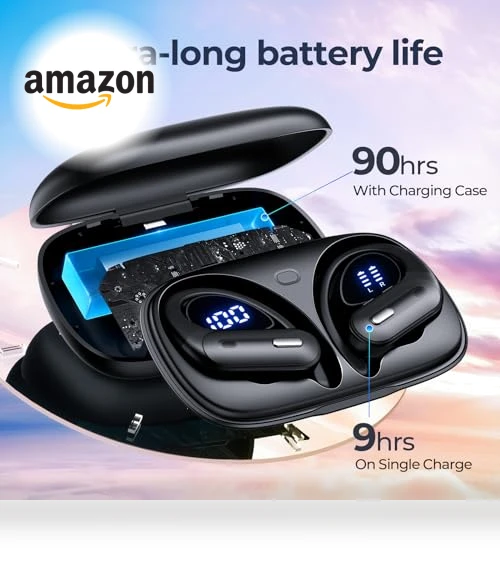 Wireless Earbuds with ANC and Wireless Charging — In-Ear Headphones, OFNEX