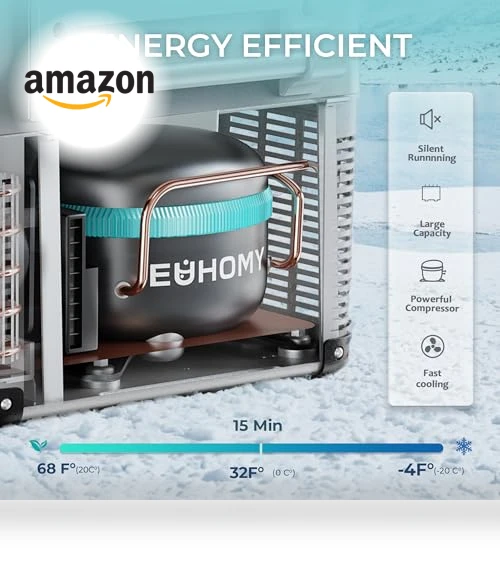 12 Volt Refrigerator — Coolers & Fridges, EUHOMY