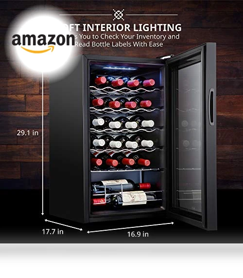 24 Bottle Compressor Wine Cooler Refrigerator — Wine Storage Solutions, Ivation