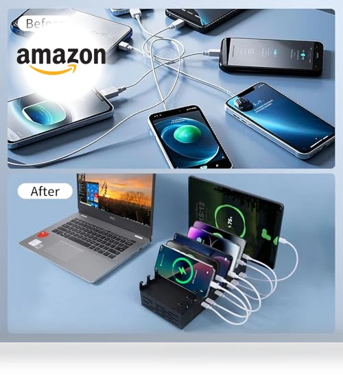 300W Charging Station for Multiple Devices — Power Hubs, Dongguan Zeen Tengxiang Technology Co., Ltd