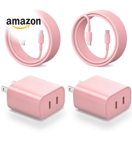 40W Dual Port USB C Wall Charger with 6FT USB C to C Cable — Chargers, Shenzhen Dipinle Technology Co., Ltd