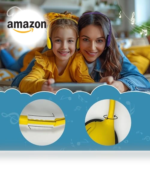 Bulk Headphones for Kids — In-Ear Headphones, WAHUWAY