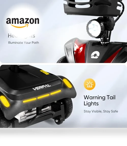 Compact 4 Wheel Mobility Scooter — Push Scooters, VERPAL