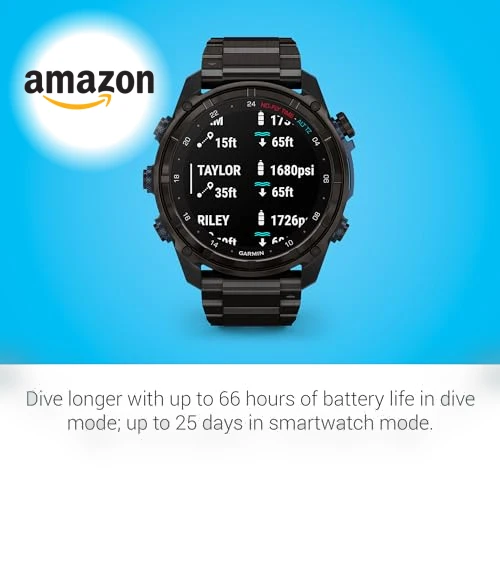 Dive Computer and Multisport GPS Smartwatch — GPS Units, Garmin