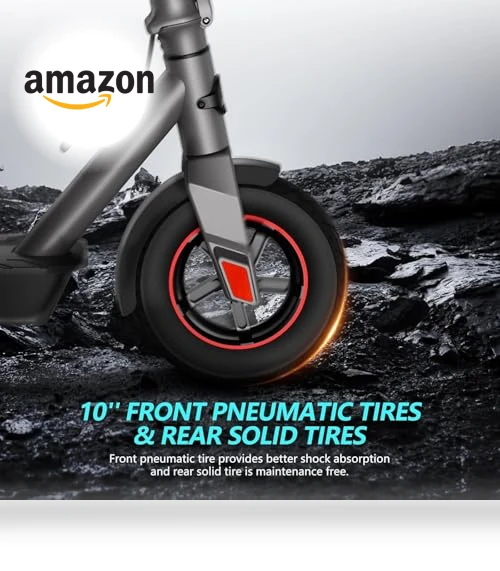Electric Scooter with Rear Suspension — Push Scooters, SISIGAD