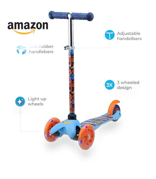 Extra Wide Deck Scooter with Light Up Wheels — Electric Vehicles, Voyager