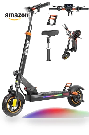 Folding Electric Scooter with Seat — Electric Self-Balancing Scooters, Hidoes