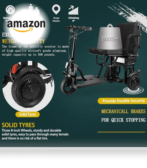 Folding Mobility Scooter — Push Scooters, Jiangsu Jingzhuo Yuantai machinery co. Ltd