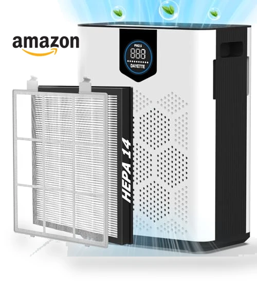 Home Air Purifier with H14 HEPA Filters — HEPA Air Purifiers, DAYETTE