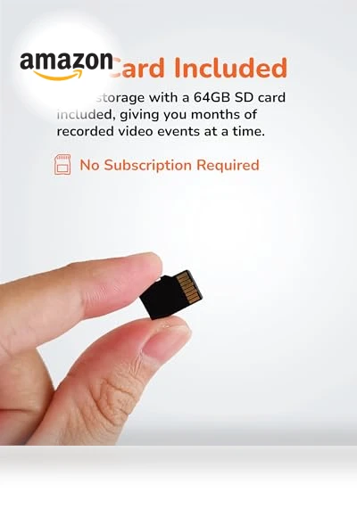Indoor Pan-Tilt Security Camera — Smart Home Security, Sensforge