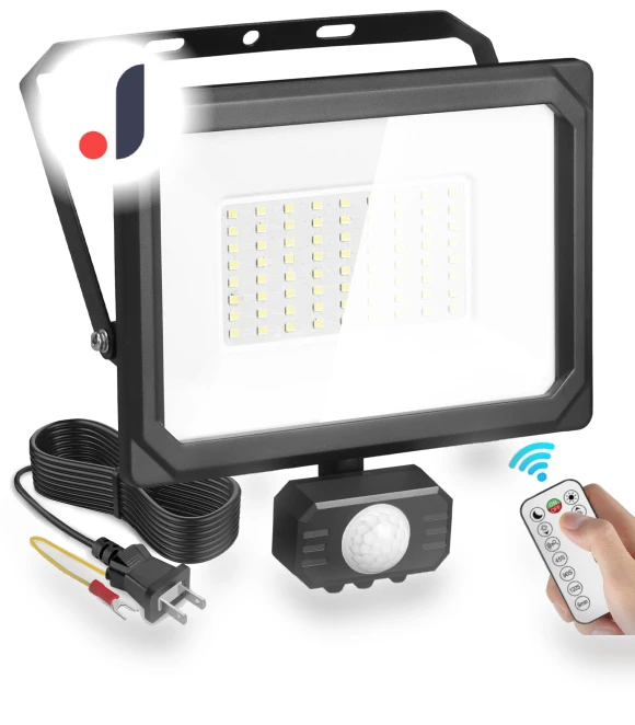 LED Sensor Motion Flood Light — Outdoor Security & Flood Lighting, SAMURAI STYLE